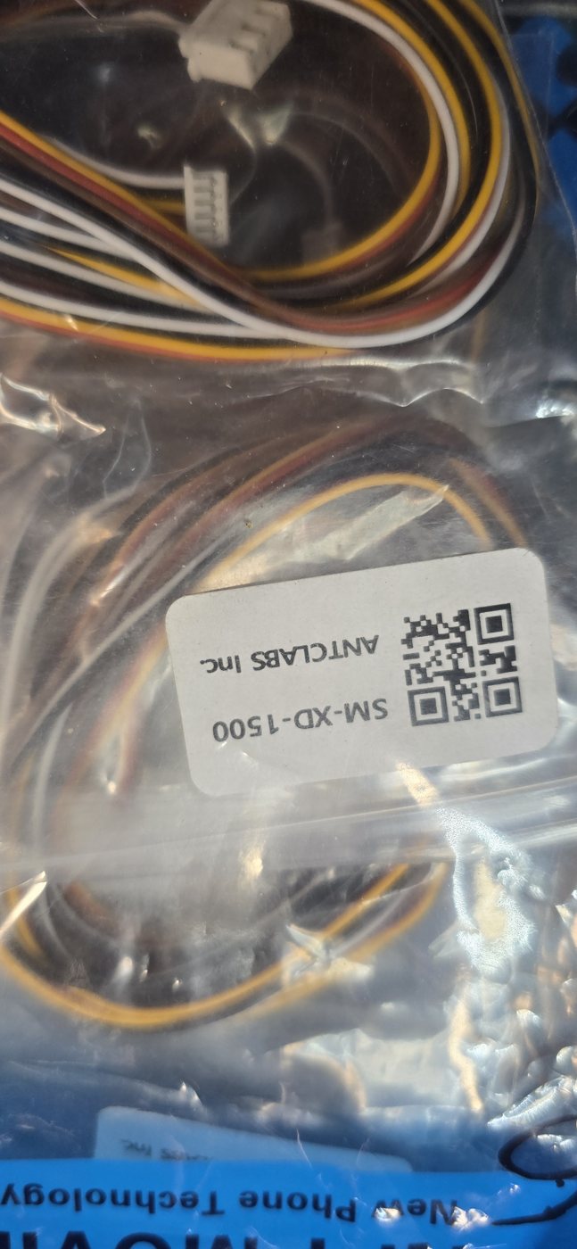 Cable de extensión BLTouch original de AntClabs SM-XD-1500: conector del palpador en un extremo y Dupont en el otro